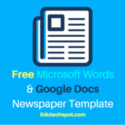 Newspaper Template Google Docs [ FREE ]