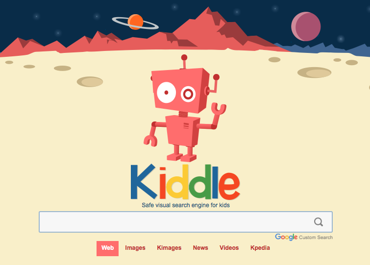 https://www.kiddle.co/ safe search engine for young learner