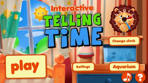 Interactive Telling time apps for kids to learn to tell time