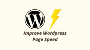 Improve Wordpress Page Speed