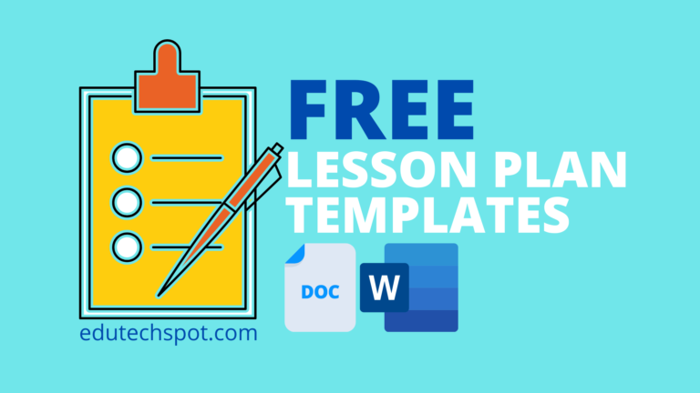 lesson plan template google docs
