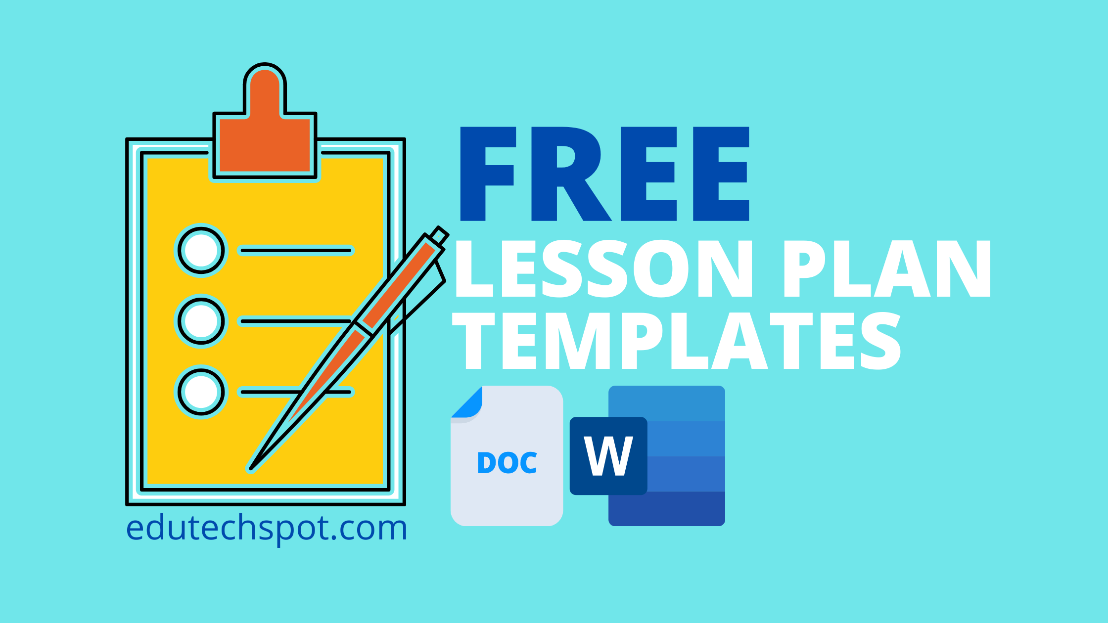 Lesson Plan Templates for Google Docs Users