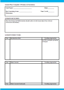 Lesson Plan Template Google Docs - Teachers' Choice - Edutechspot .com