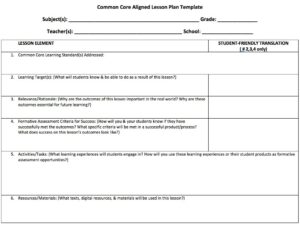 Lesson Plan Templates for Google Docs Users [REAL SCHOOLS]