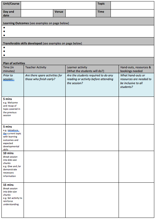 Lesson Plan Templates for Google Docs Users [REAL SCHOOLS]