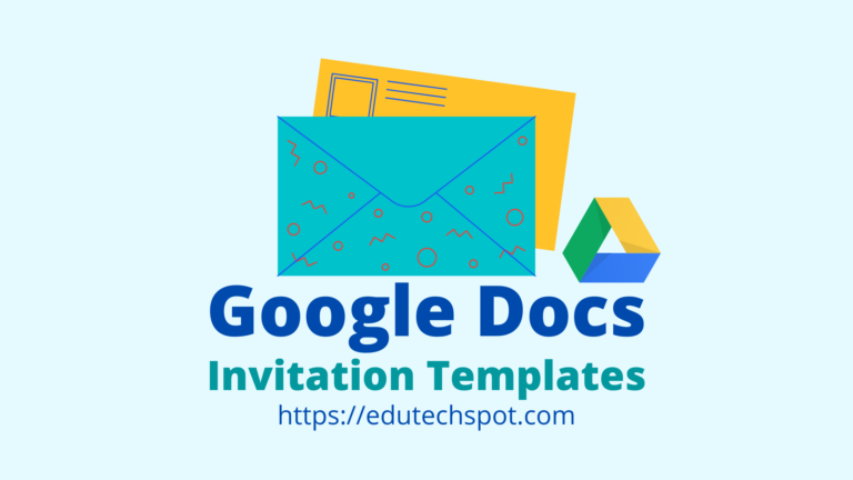 Google Docs Invitation Templates