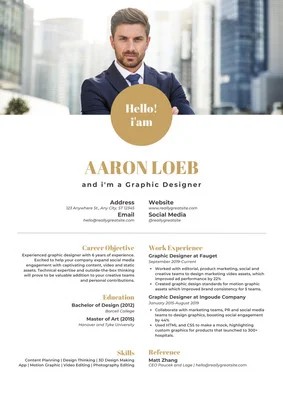 Attractive Designer Resume