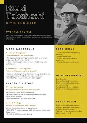 Civil Engineer Resume