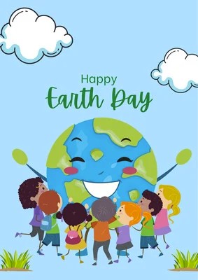 Happy Earth Day Google Docs Poster Template