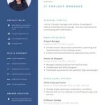 IT Project Manager Simple Resume Template