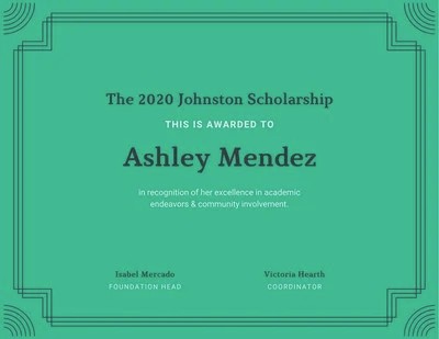 simple green scholarship community involvement