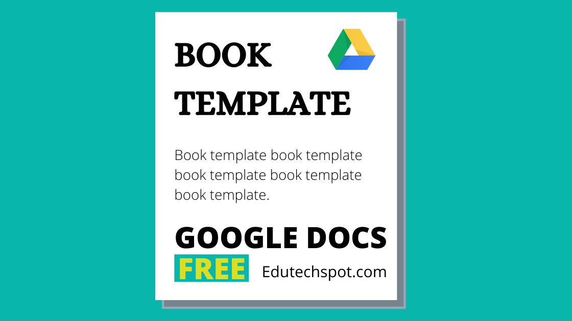 Google Docs Book Template FREE Edutechspot