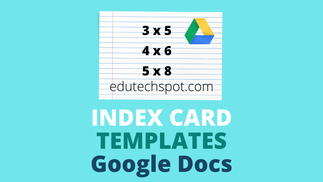 How To Make Index Cards In Google Docs