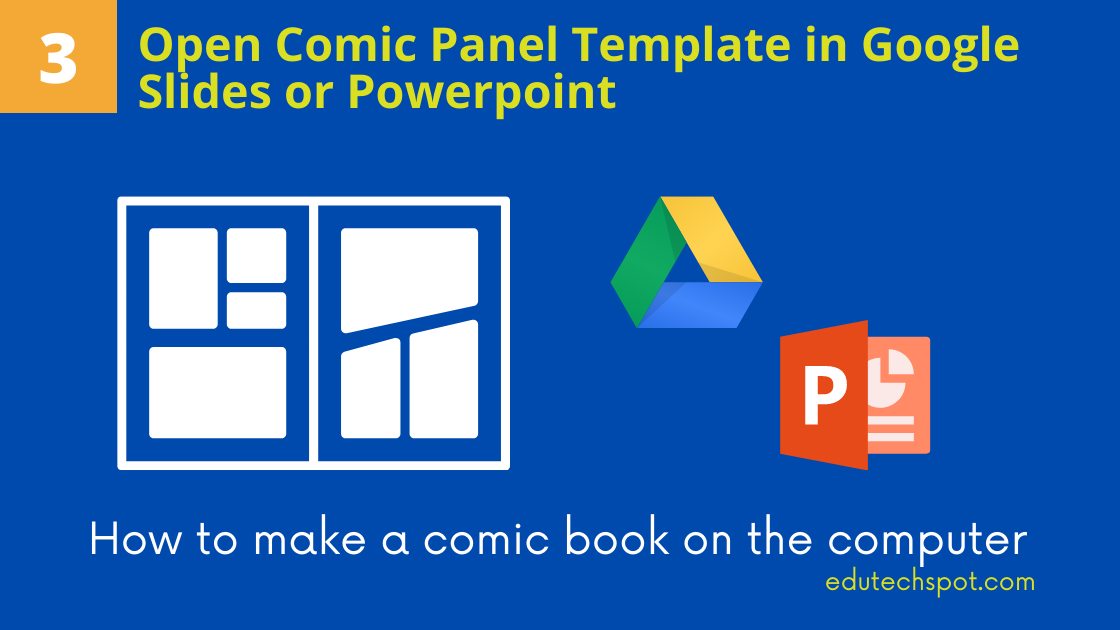 Open and Edit panel template in Google Slides or Powerpoint
