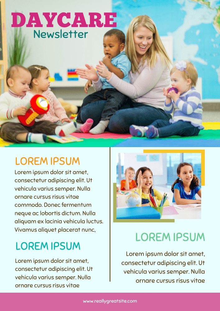 Free Daycare Newsletter Templates
