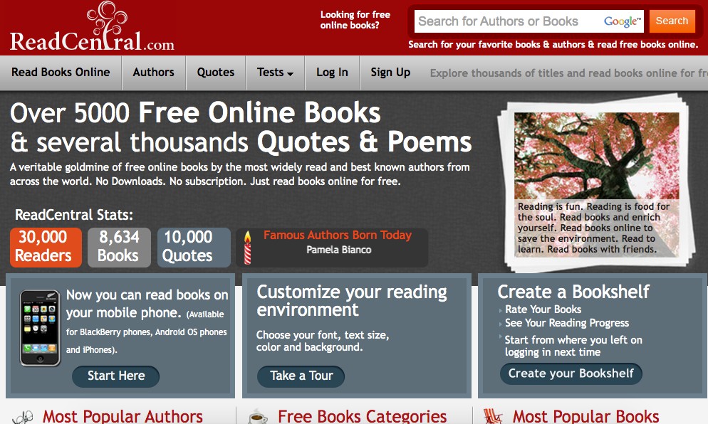 Reading Free Books Online for Free