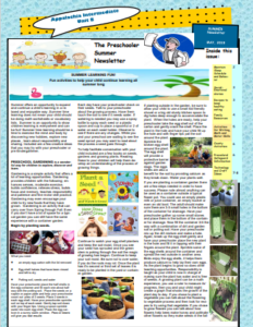 Catchy Preschool Newsletter Examples Ideas - [ REAL SCHOOLS ]