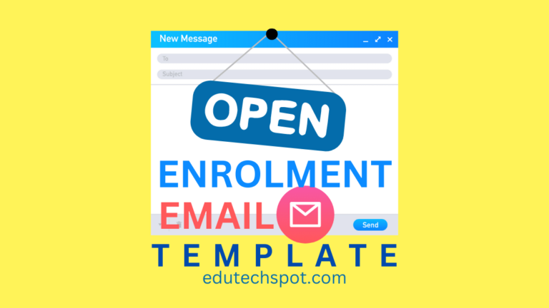 Open Enrollment Reminder Email Template
