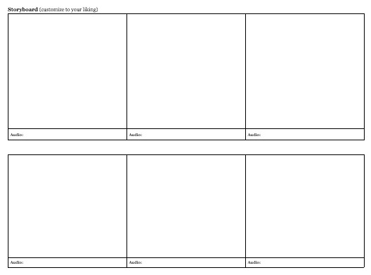 Customizable Storyboard Template Google Docs