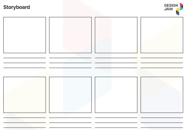 Design Jam 8 Panels Storyboard pdf