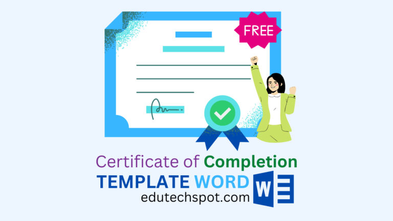 Free Certificate of Completion Templates for Word