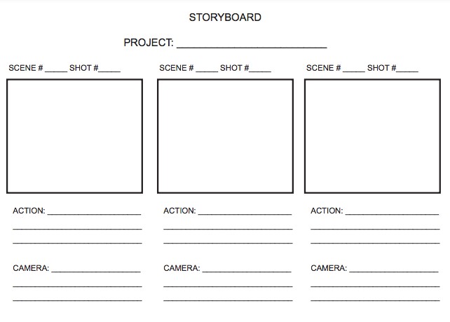 Unesco Film Scene Shot Project Storyboard