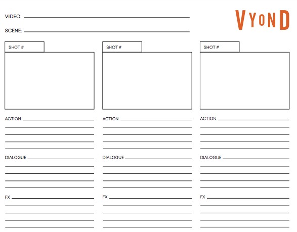 Vyond Video Dialogue Storyboard