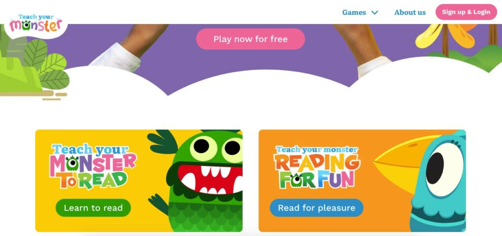 free online reading game for kids