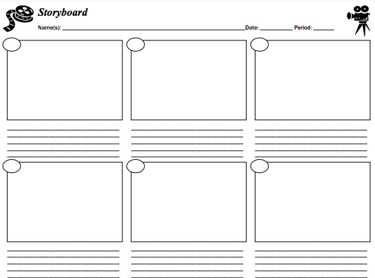 movie teacher storyboard