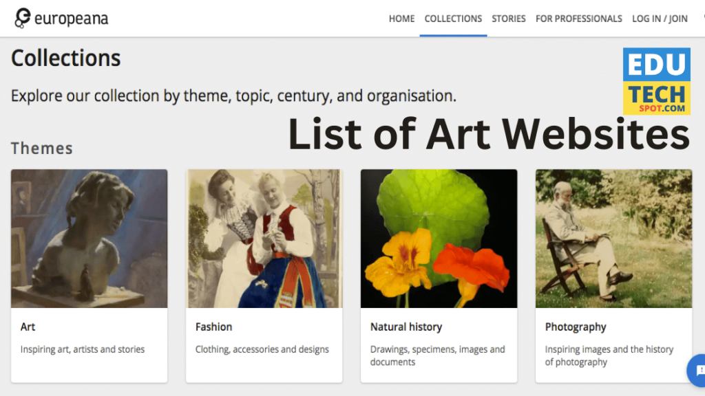 Europeana Collections art website