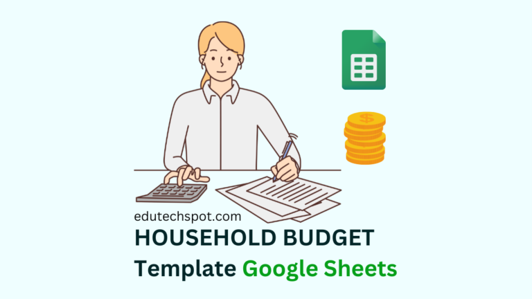 Household Budget Template Google Sheets