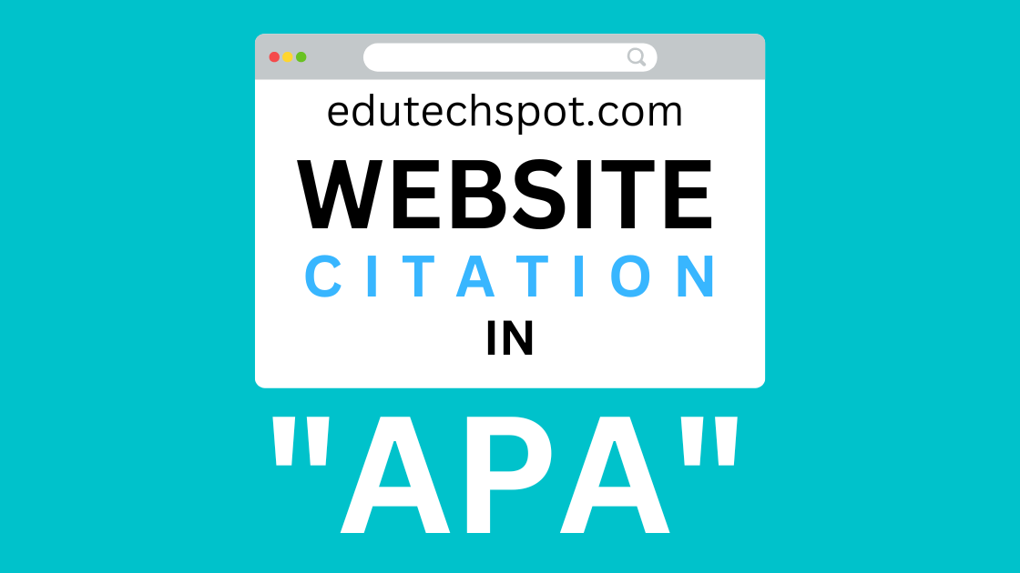 How to Cite a Website in APA: A Comprehensive Guide
