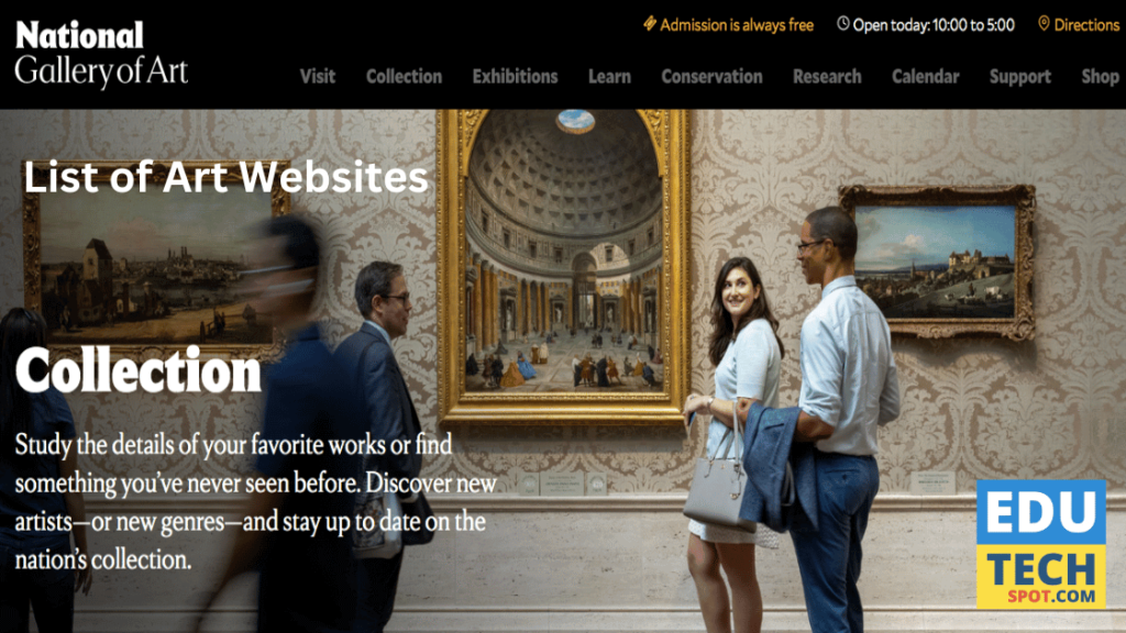 List of Art Websites - National Gallery of Art