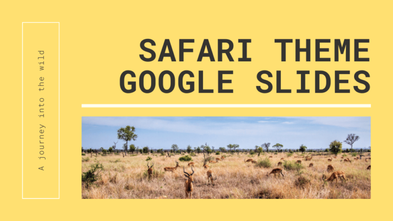safari theme google slides