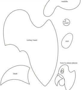 Printable Turkey Sewing Pattern PDF - Edutechspot