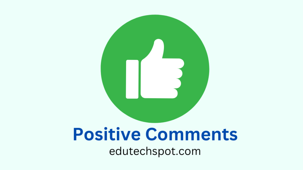 Sample Positive Comments For Teacher Observations Pdf English