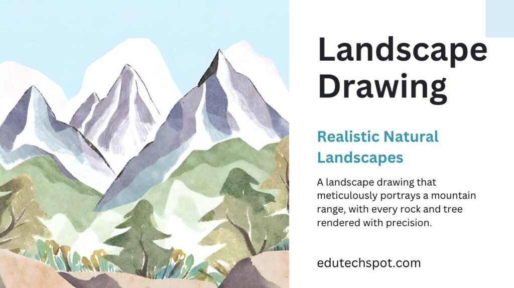 Landscape Drawing art ideas for digital painting