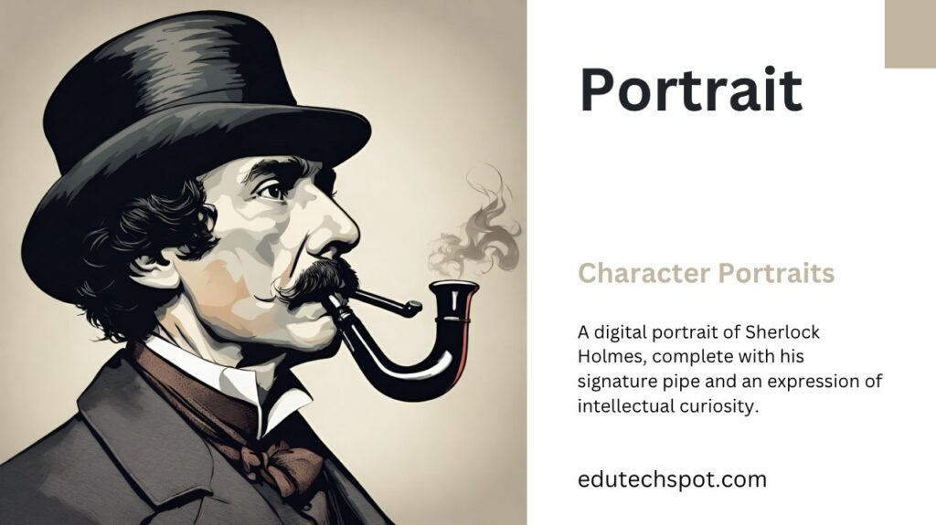 character portrait digital art drawing ideas