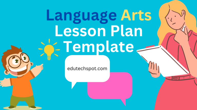 Language Arts Lesson Plan Template