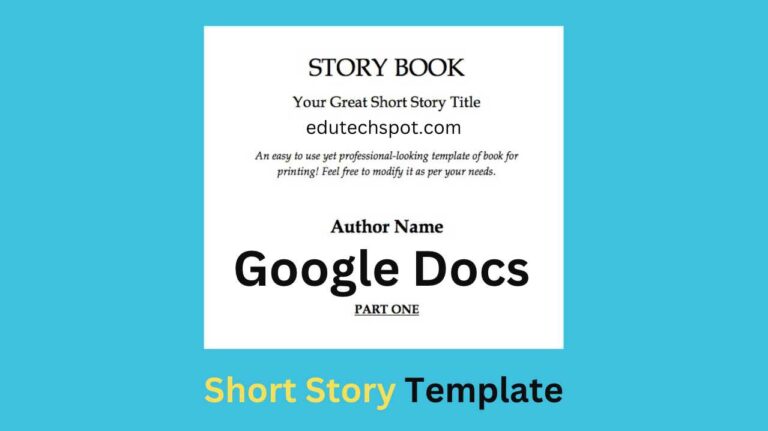 google docs short story template