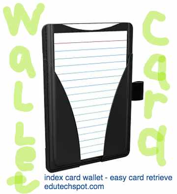 index card wallet easy card retrieve - edutechspot.com