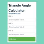 triangle angle calculator