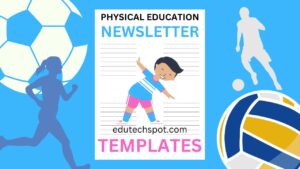 physical education newsletter templates free